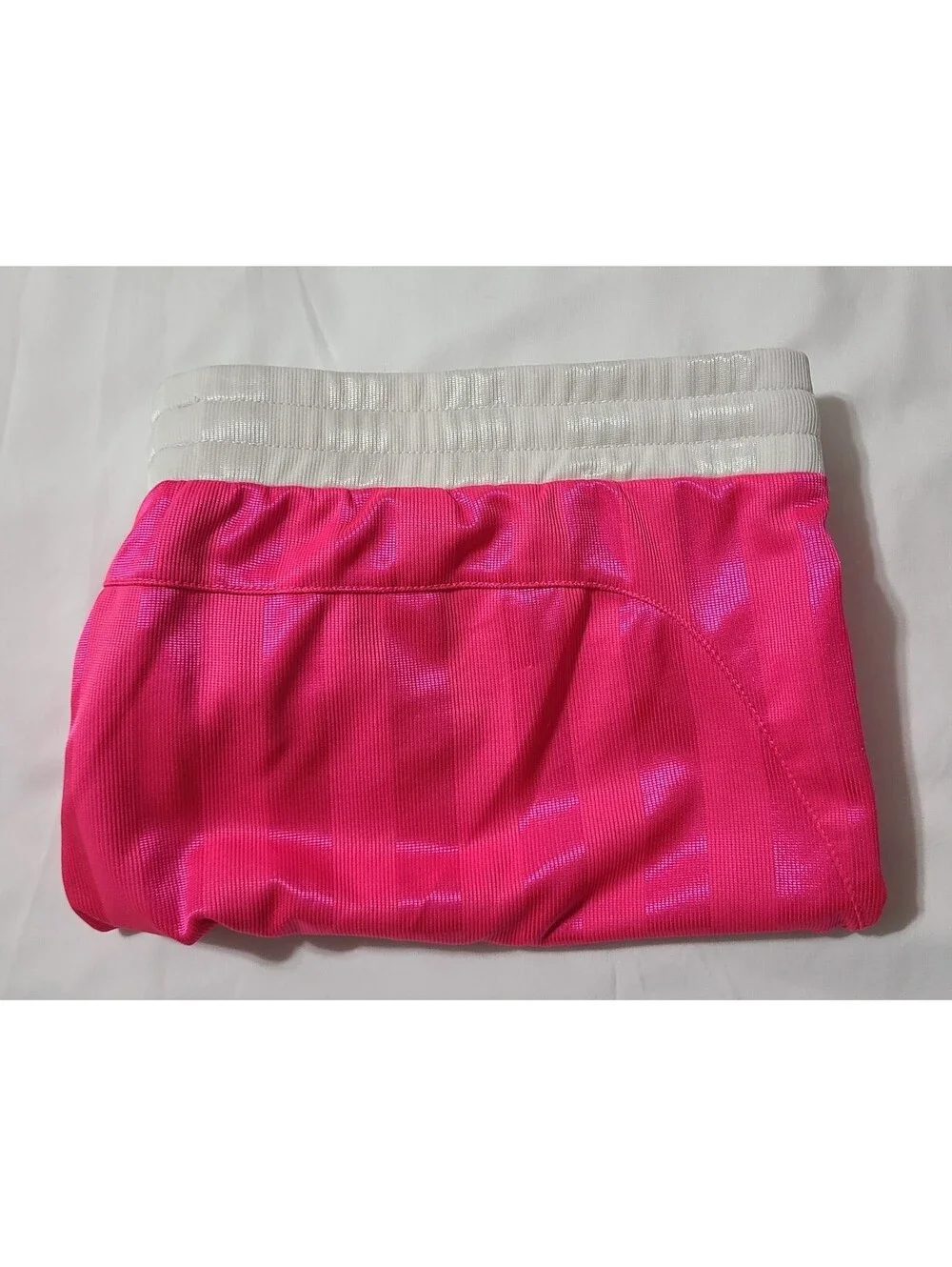 Nike Athletic Shorts Womens Sz Medium Hyper Pink Running Training Drawstring EUC